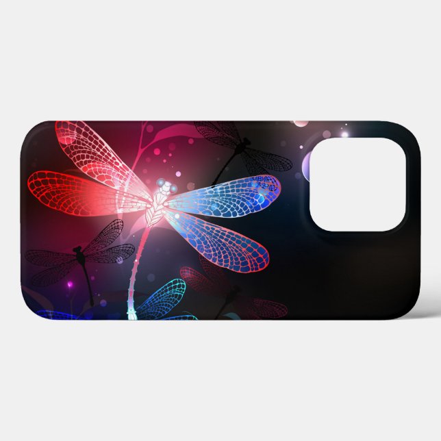 Glowing red dragonfly Case-Mate iPhone case (Back (Horizontal))