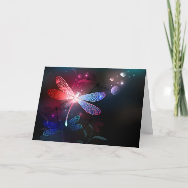 Glowing red dragonfly programme (Front)