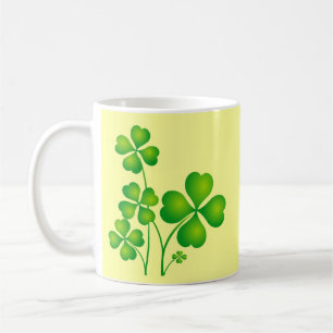Glowing Shamrocks Coffee Mug