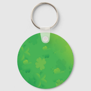 Glowing Shamrocks Key Ring