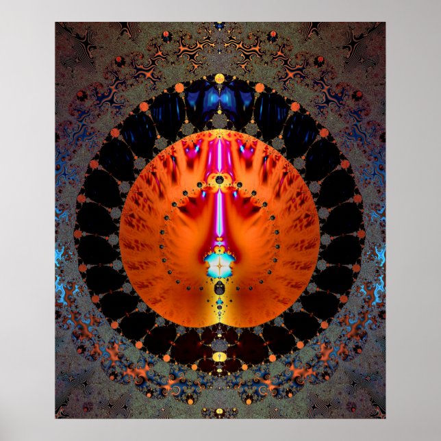 'Glowing Shield' Poster (Front)