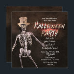 Glowing Skeleton Halloween Party Invitations<br><div class="desc">Glowing Skeleton Halloween Party Invitations</div>