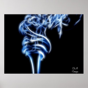 Glowing Smoke Poster