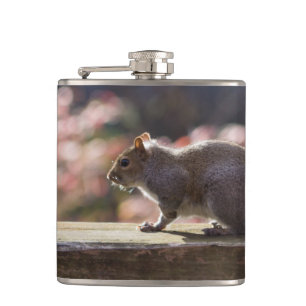 Glowing Squirrel Hip Flask