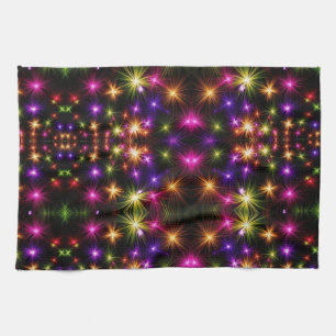 Glowing Starburst Sherpa Throw Tea Towel