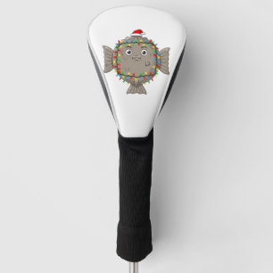 Glowing Starfish Christmas Lights Underwater Golf Head Cover