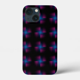 Glowing steel pattern iPhone 13 mini case