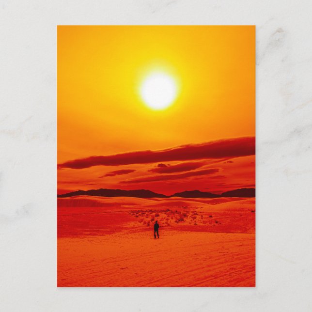 Glowing Sun Postcard (Front)