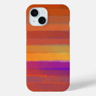 Glowing Sunrise Salty Watercolor Pop Of Colour Art iPhone 15 Case