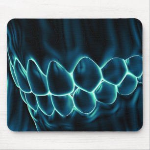 Glowing Teeth Bite & Gums Dentist Mousepad