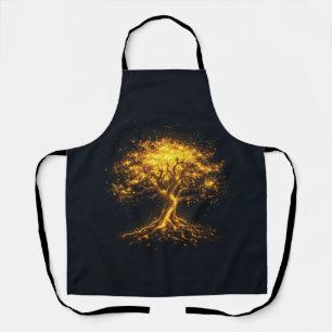 Glowing Tree of Life – Mystical and Enchanting  Apron