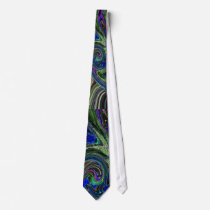 Glowing undersea vortex  Necktie