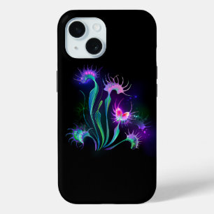 Glowing Venus Flytrap iPhone 15 Case