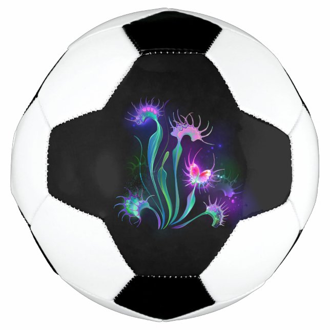 Glowing Venus Flytrap Football (Front)