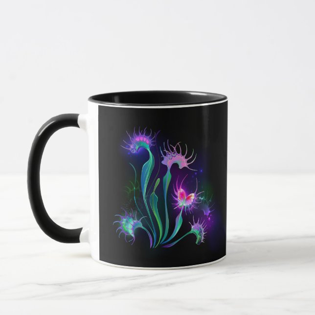 Glowing Venus Flytrap Mug (Left)