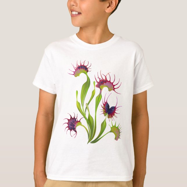 Glowing Venus Flytrap T-Shirt (Front)