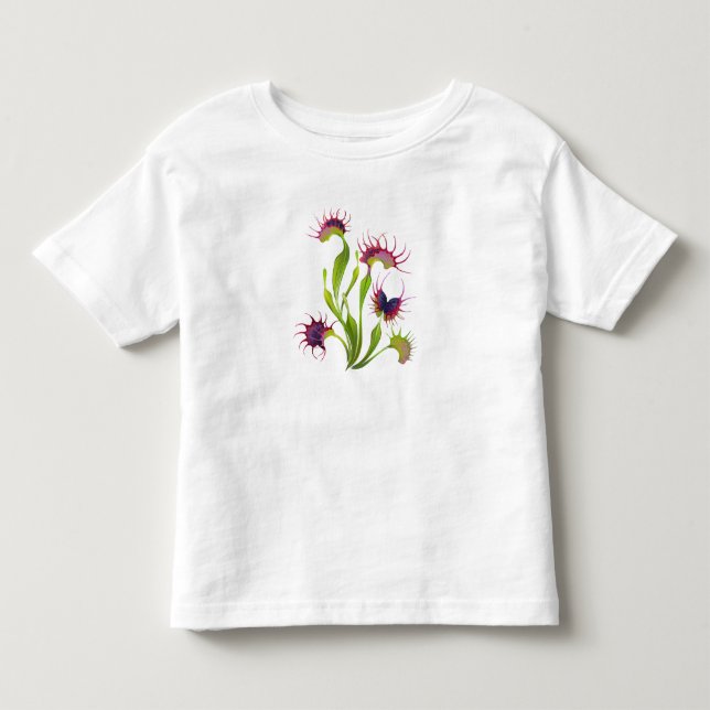 Glowing Venus Flytrap Toddler T-Shirt (Front)