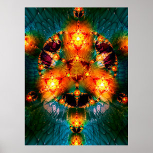 Glowing wand poster