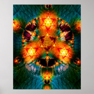 Glowing wand poster