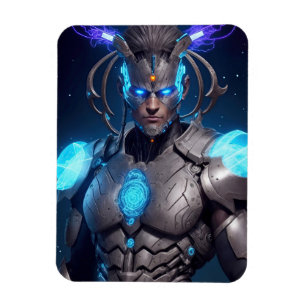 Glowing Zeus Cyborg Magnet