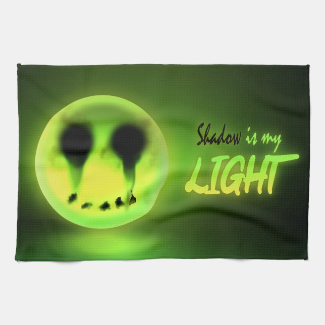Glowmoji Kitchen Linen Tea Towel (Horizontal)