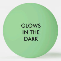 Glows - Glow-in-the-Dark "Green" Ping-Pong Ball