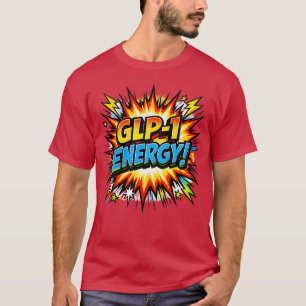 GLP-1 Energy Comic Pop Art T-Shirt