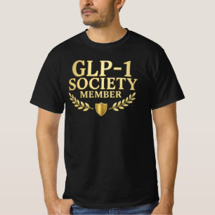 GLP-1 Ozempic Wellness Club Minimalist Medical Gif T-Shirt