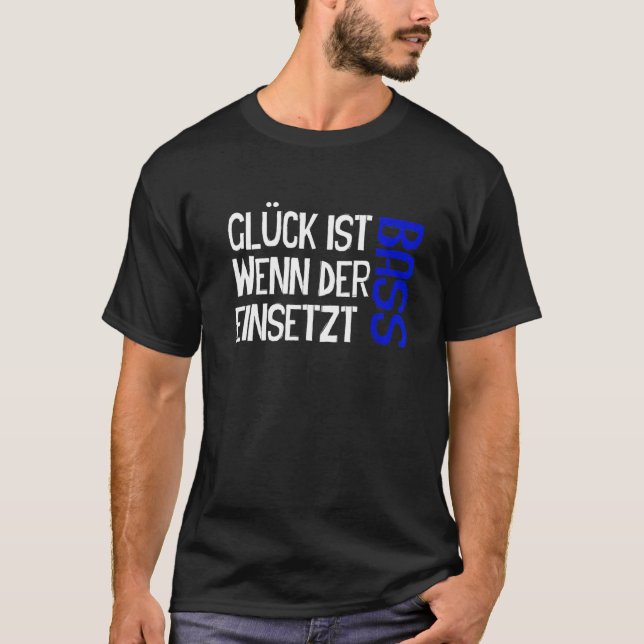 Glück Wenn Bass Inserts Choir Singer Musicians Sin T-Shirt (Front)