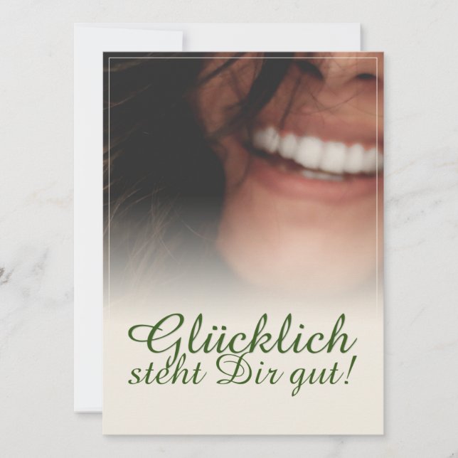 Glücklich steht Dir gut! (Front)