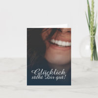 Glücklich steht Dir gut! - Blau