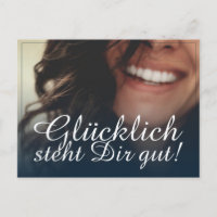 Glücklich steht Dir gut! - Blau