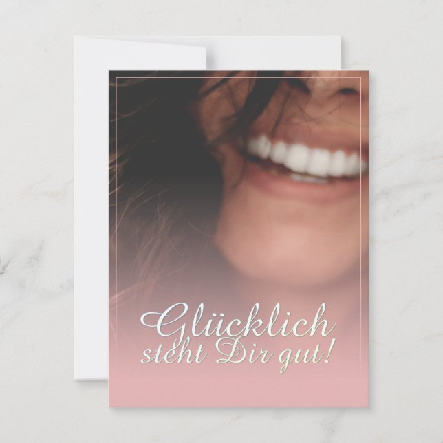 Glücklich steht Dir gut! - Rosé (Front)
