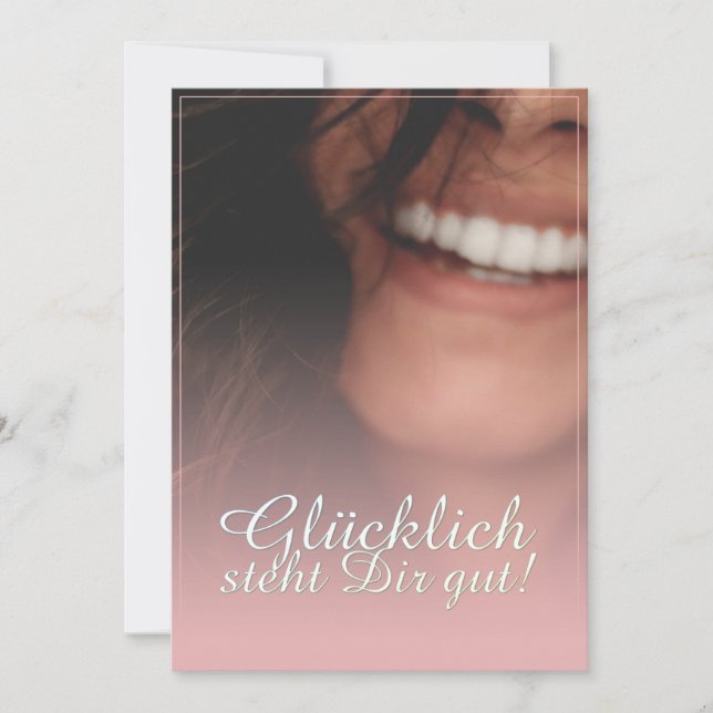 Glücklich steht Dir gut! - Rosé (Front)
