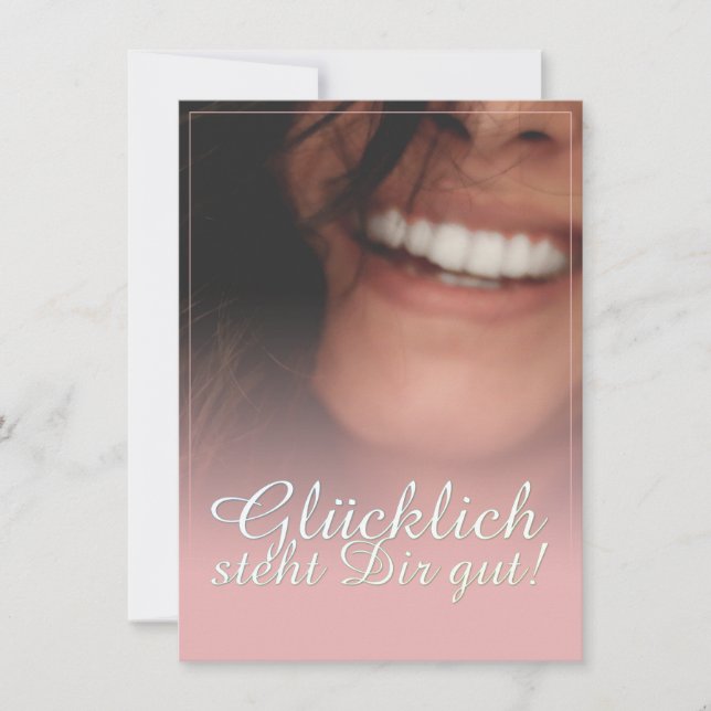 Glücklich steht Dir gut! - Rosé (Front)