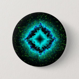 Glückssterne mit Sternchen- Glitter 6 Cm Round Badge