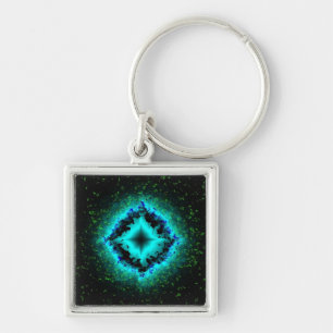 Glückssterne mit Sternchen- Glitter Key Ring