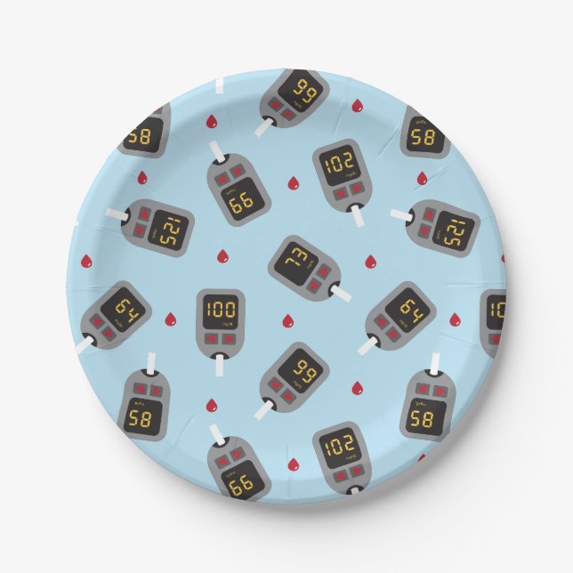 Glucometer Paper Plate (Front)