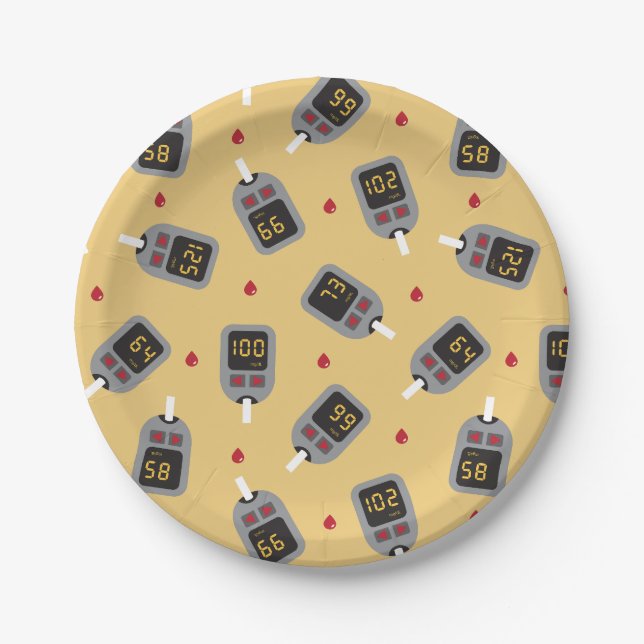 Glucometer Paper Plate (Front)