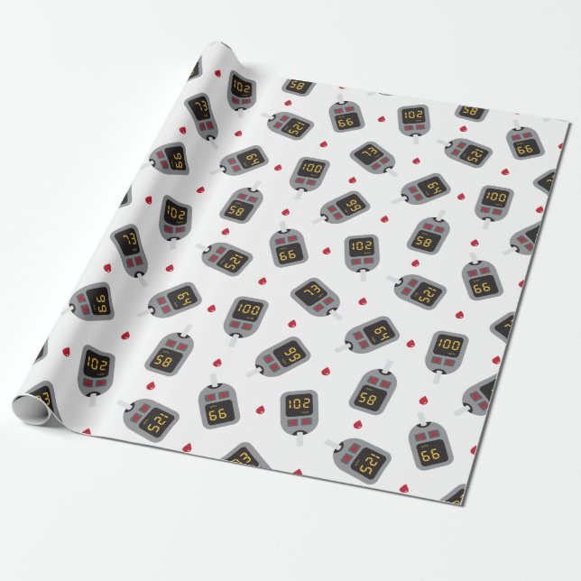 Glucometer Wrapping Paper (Unrolled)
