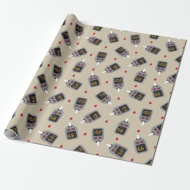 Glucometer Wrapping Paper (Unrolled)