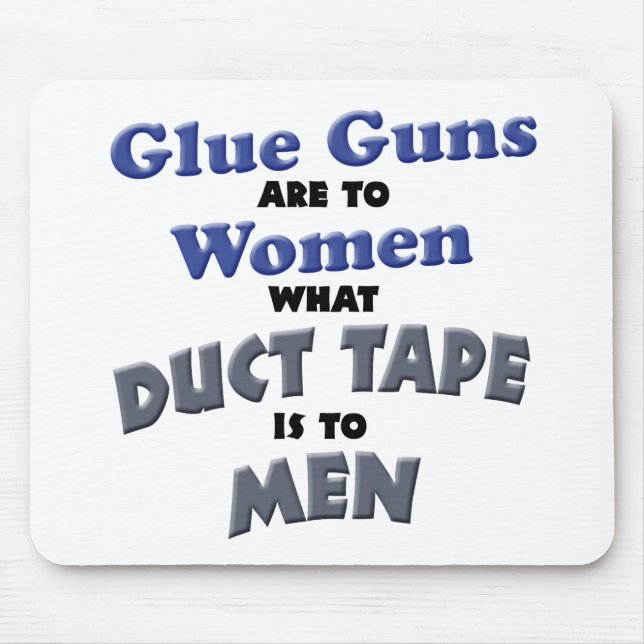 Glue Guns Mouse Mat (Front)