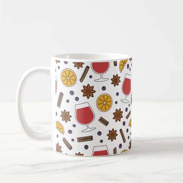 Gluhwein christmas warm drink ingredients coffee mug (Left)