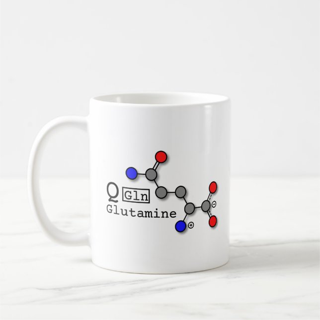 Glutamine Amino Acid Mug (Left)