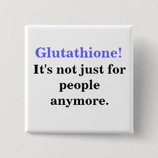 Glutathione for pets 15 cm square badge