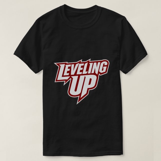 GLUTCH – Leveling Up Gamer Streetwear Tee (Design Front)