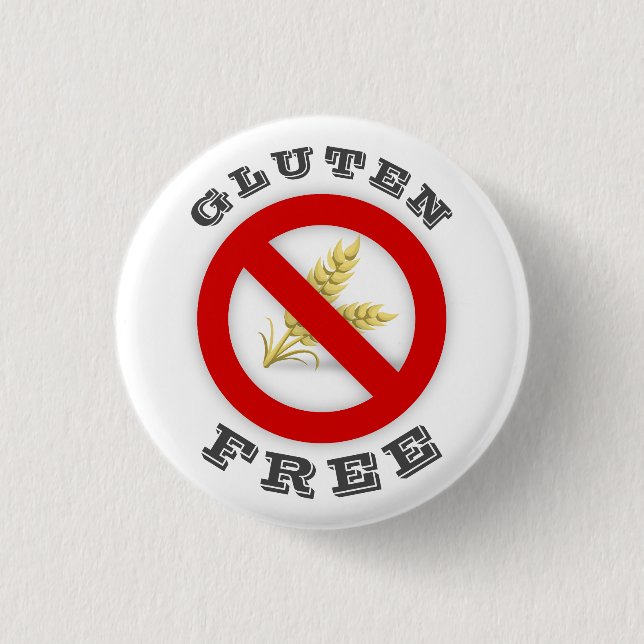 Gluten Free 3 Cm Round Badge (Front)