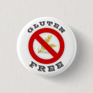 Gluten Free 3 Cm Round Badge