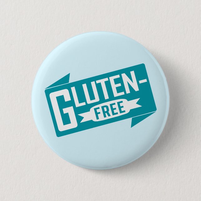 Gluten Free 6 Cm Round Badge (Front)