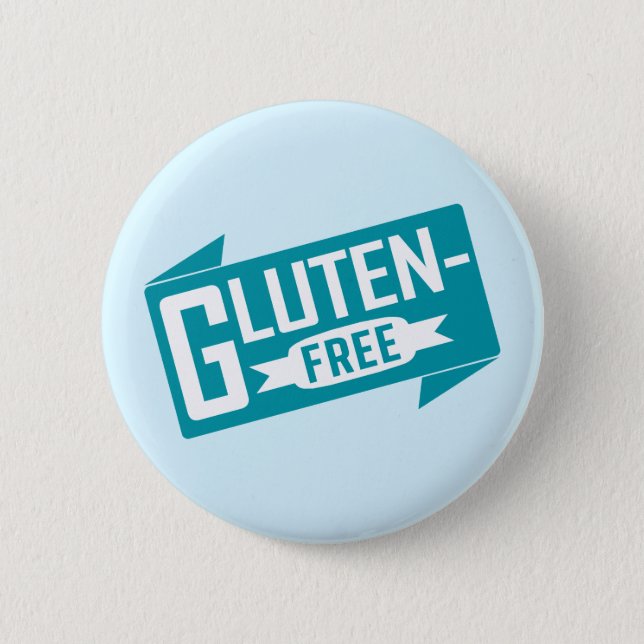 Gluten Free 6 Cm Round Badge (Front)